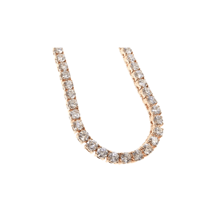 14K White 33.96 ct Diamond Chain - Dia Jewelry Store