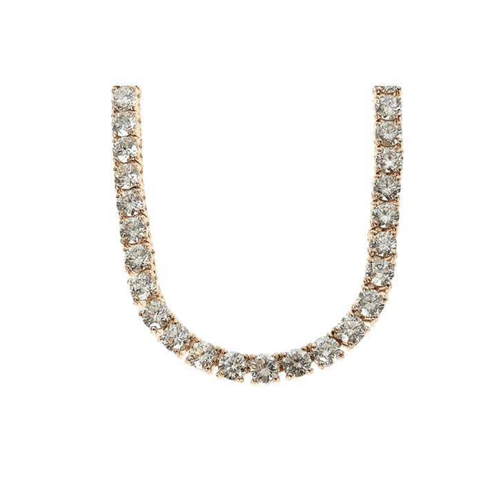 14K White 33.96 ct Diamond Chain - Dia Jewelry Store