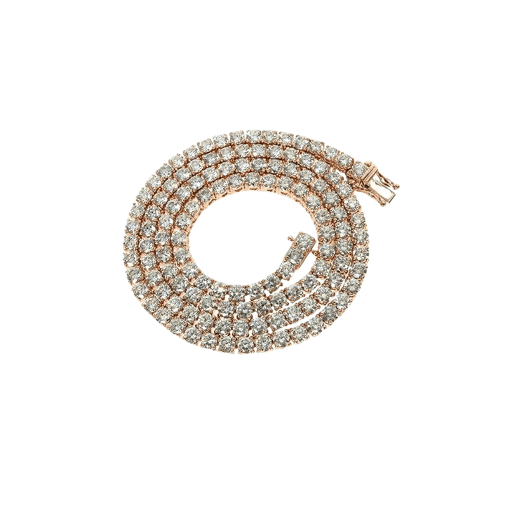 14K White 33.96 ct Diamond Chain - Dia Jewelry Store