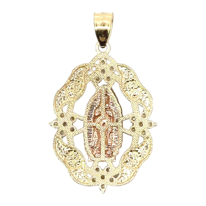 The Virgin Mary Pendant in 14K Gold - Dia Jewelry Store