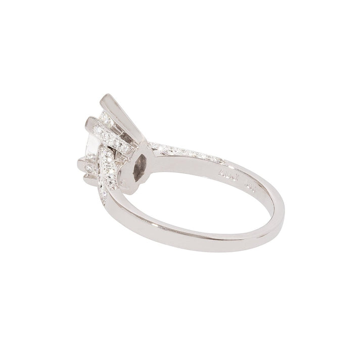 Marquis Shape Diamond Engagement Ring in 14K White Gold - Dia Jewelry Store