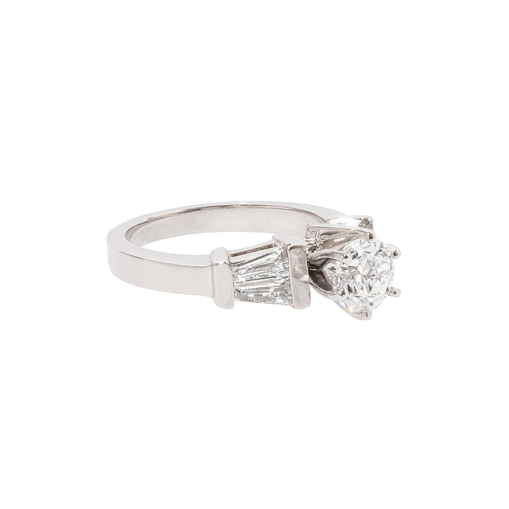 Diamond Engagement Ring 1.5 Carat in 14K White Gold - Dia Jewelry Store