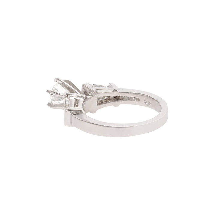 Diamond Engagement Ring 1.5 Carat in 14K White Gold - Dia Jewelry Store