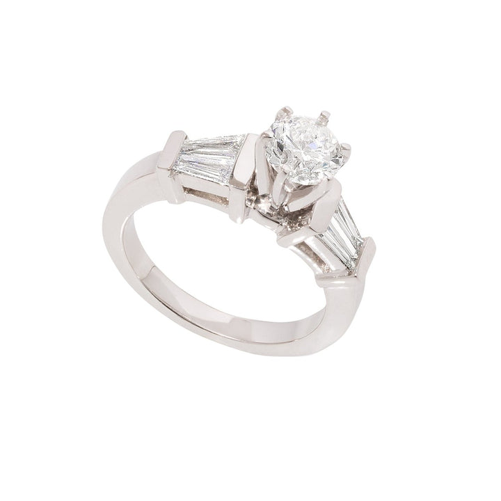 Diamond Engagement Ring 1.5 Carat in 14K White Gold - Dia Jewelry Store
