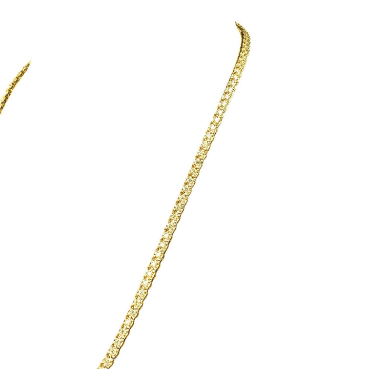 Gold & Diamond Tennis Necklace 14K Gold - Dia Jewelry Store