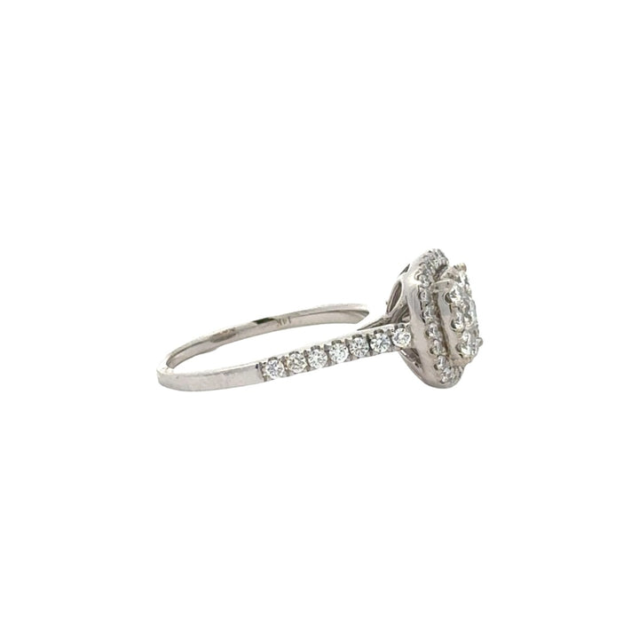 Diamond Ring 1Ct in 14K White Gold - Dia Jewelry Store