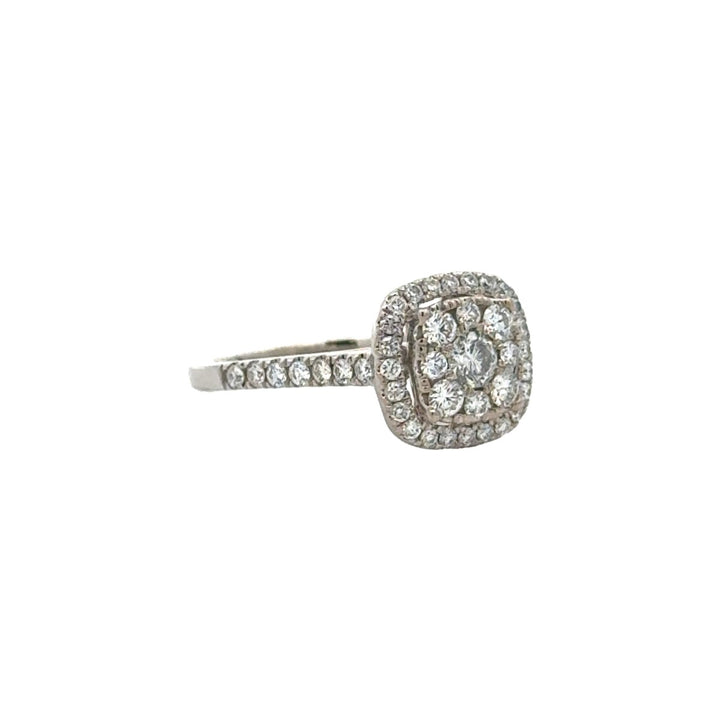 Diamond Ring 1Ct in 14K White Gold - Dia Jewelry Store