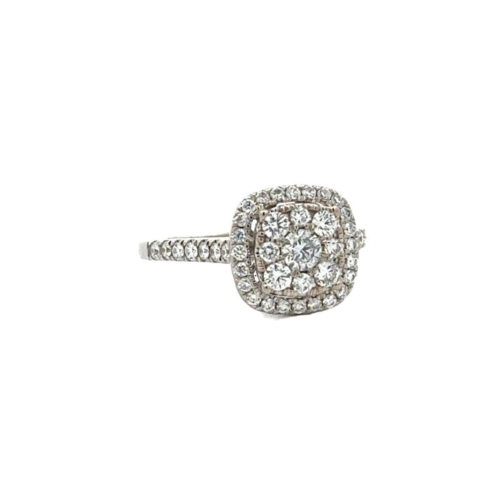 Diamond Ring 1Ct in 14K White Gold - Dia Jewelry Store