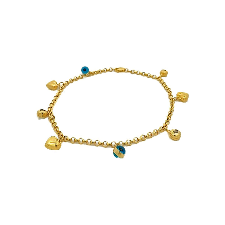 Anklet Bracelet with Fancy Charms - Dia Jewelry Store