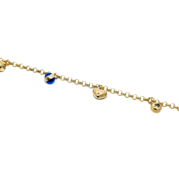 Anklet Bracelet with Fancy Charms - Dia Jewelry Store