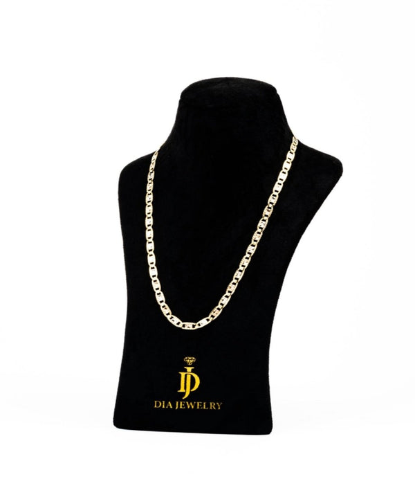 Flat Tricolor Gucci Link Necklace - Dia Jewelry Store