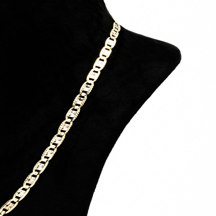Flat Tricolor Gucci Link Necklace - Dia Jewelry Store
