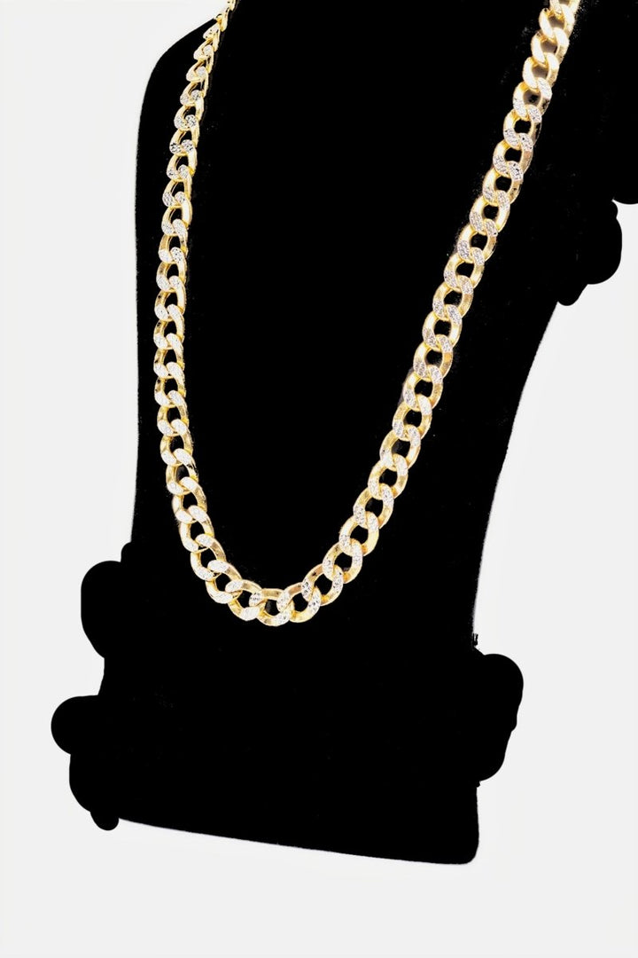 Semi-solid Cuban Link Pave - Dia Jewelry Store