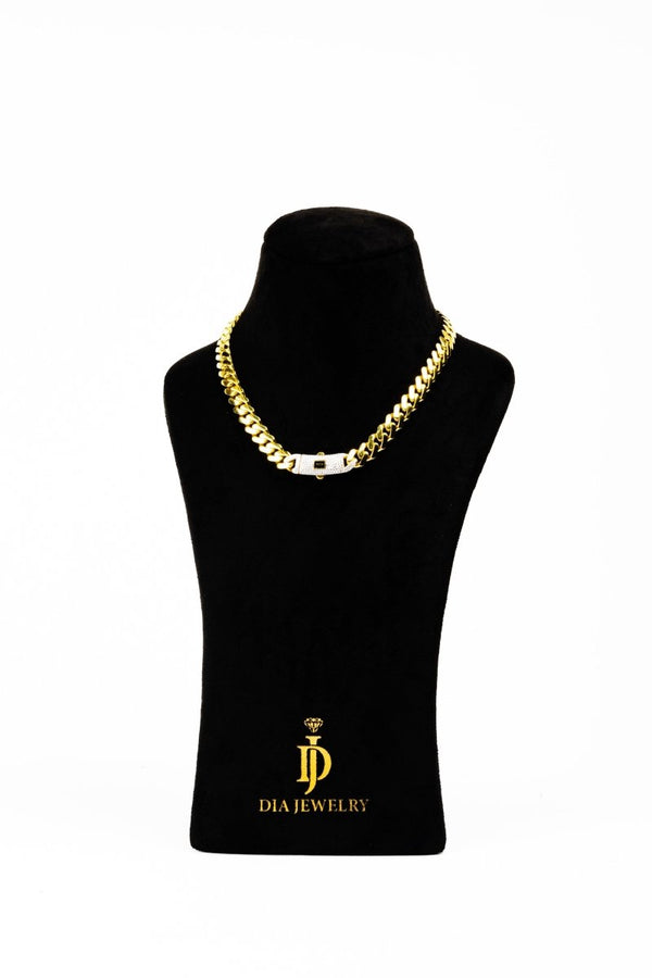 Cuban Link Monaco Chocker Necklace - Dia Jewelry Store