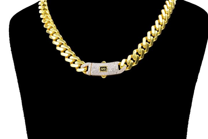 Cuban Link Monaco Chocker Necklace - Dia Jewelry Store