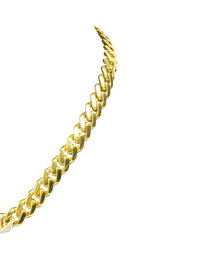 Cuban Link Monaco Chocker Necklace - Dia Jewelry Store