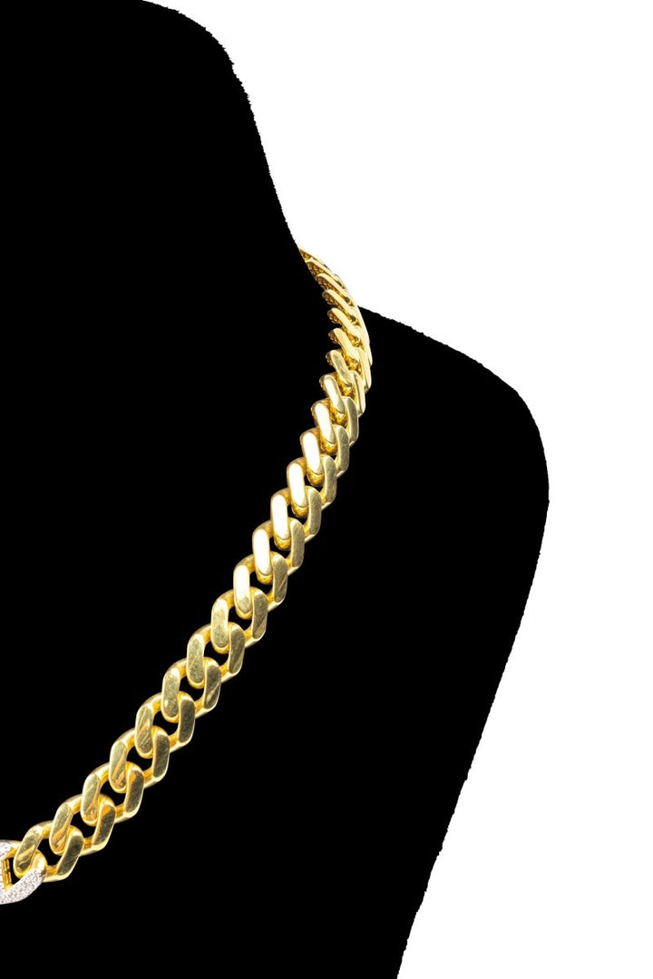 Cuban Link Monaco Chocker Necklace - Dia Jewelry Store