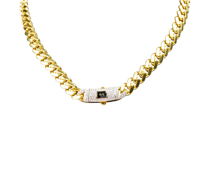 Cuban Link Monaco Chocker Necklace - Dia Jewelry Store