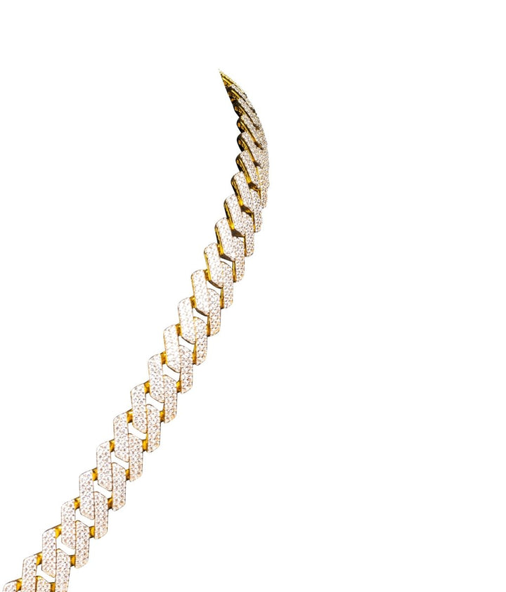 Iced Maimi Cuban Monaco Edge - Dia Jewelry Store