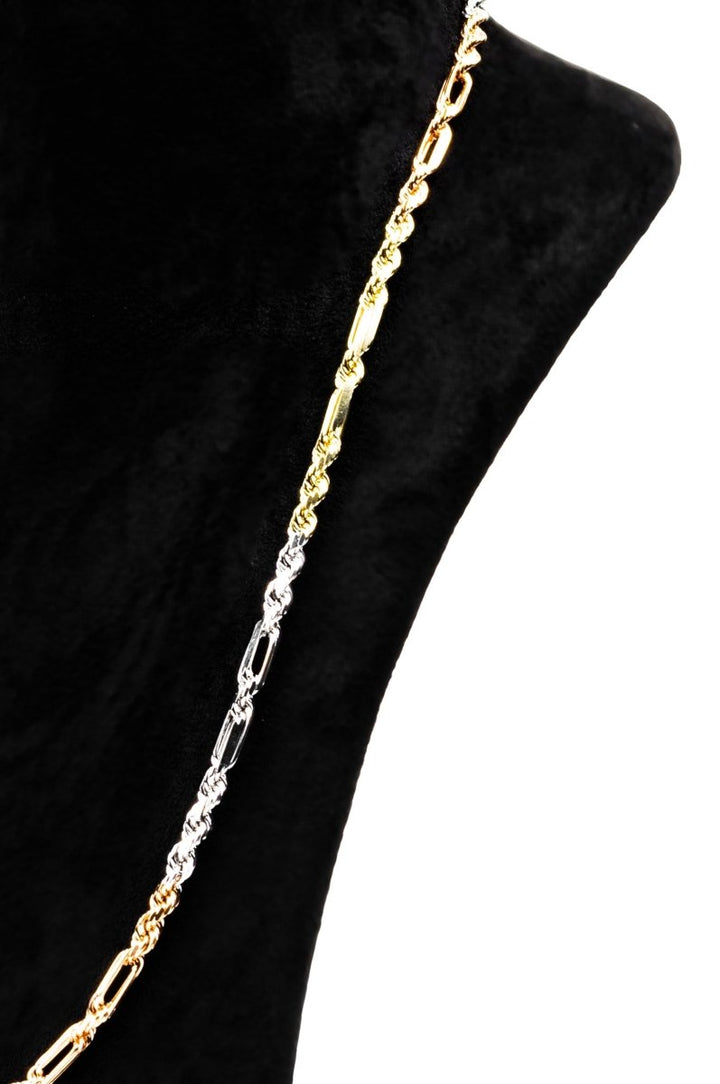 Tri-color Rope Chain - Dia Jewelry Store