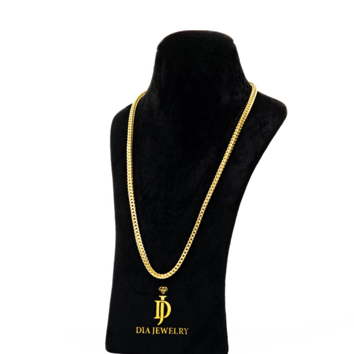 Franco Chain Yellow Gold with Diamond - Dia Jewelry Store