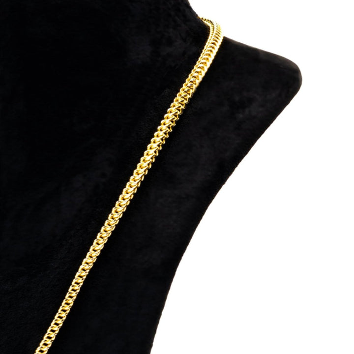 Franco Chain Yellow Gold with Diamond - Dia Jewelry Store