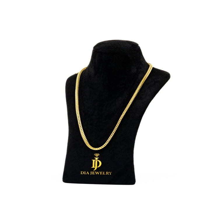 Franco Chain Yellow Gold with Diamond - Dia Jewelry Store