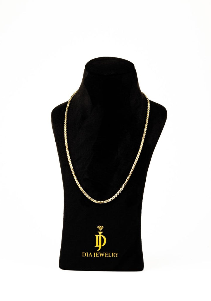Box Chain 14K Gold - Dia Jewelry Store