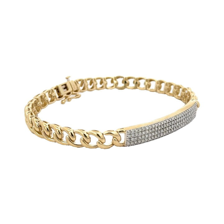 Diamond Bracelet with 1 Ct in 14K Gold - Dia Jewelry Store