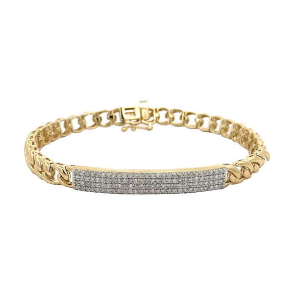 Diamond Bracelet with 1 Ct in 14K Gold - Dia Jewelry Store