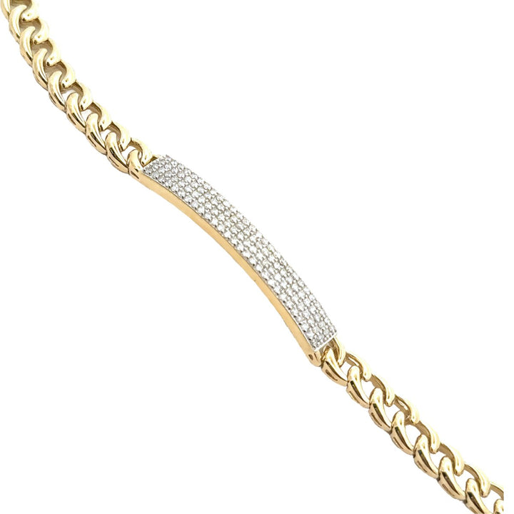 Diamond Bracelet with 1 Ct in 14K Gold - Dia Jewelry Store