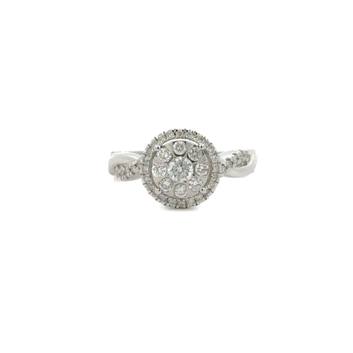 Diamond Ring in 14K White Gold - Dia Jewelry Store