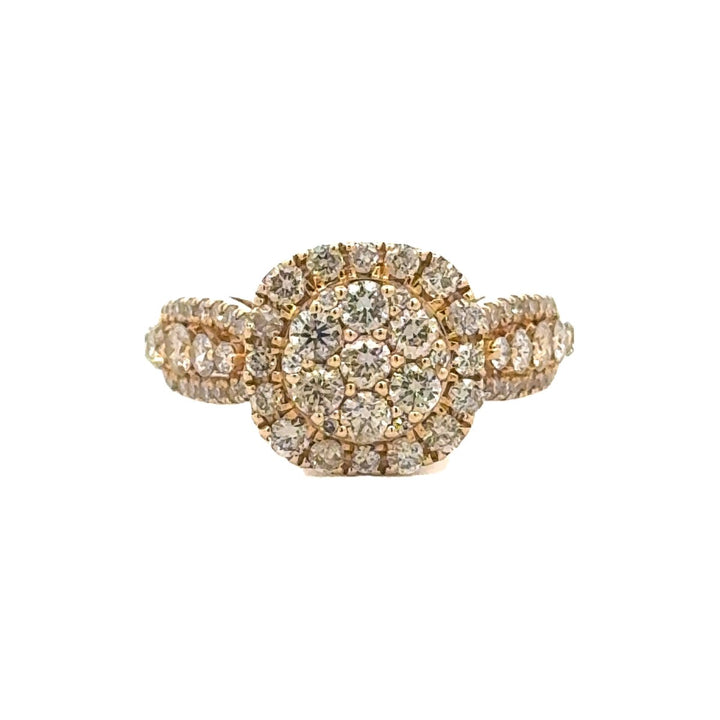 Lady's Diamond RIng with 1.6 Ct in 14K Gold - Dia Jewelry Store