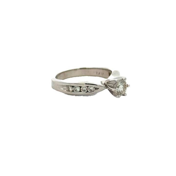 Diamond Ring in 14K White Gold - Dia Jewelry Store