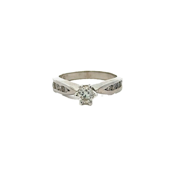 Diamond Ring in 14K White Gold - Dia Jewelry Store