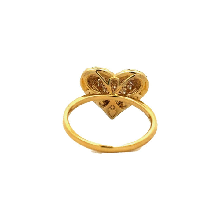 Heart Shape Diamond Ring in 14K Gold - Dia Jewelry Store