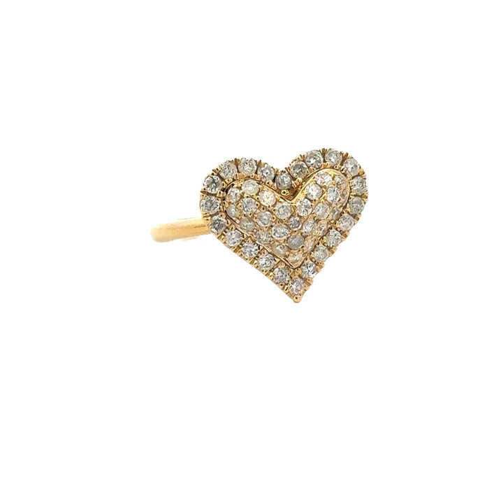 Heart Shape Diamond Ring in 14K Gold - Dia Jewelry Store