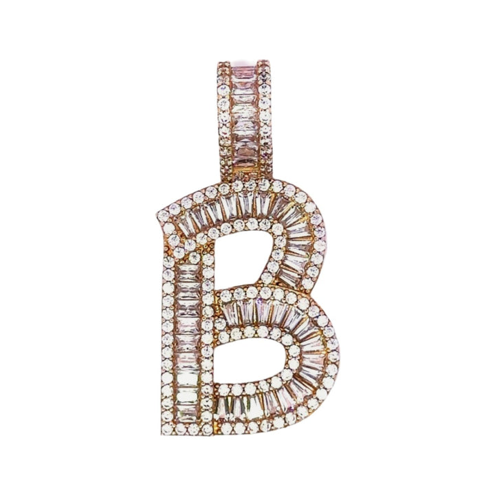 Intial Pendqnt with Letter B in 14K Gold - Dia Jewelry Store