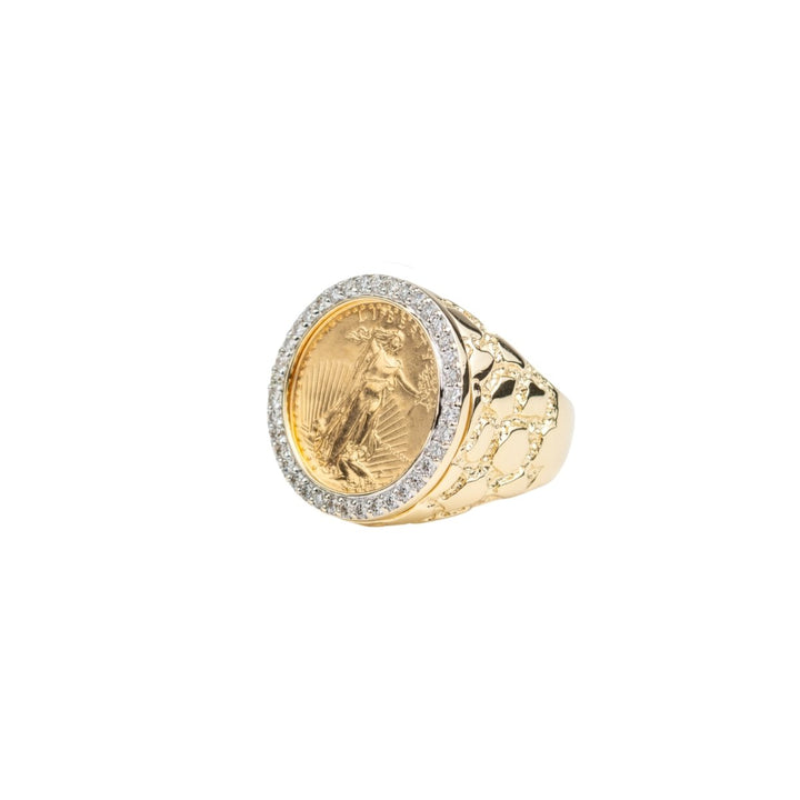 Men's Diamond Ring 2.5ct 14k Gold - Dia Jewelry Store