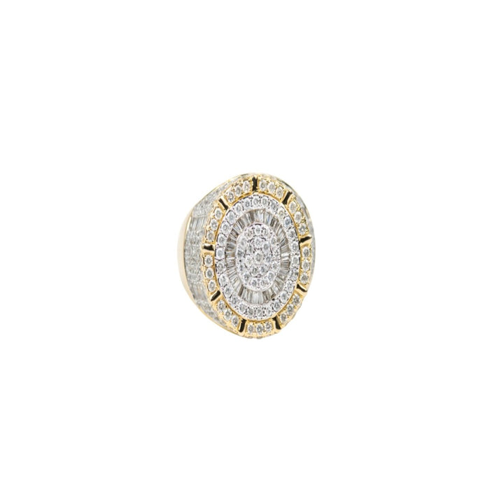 Men's Diamond Ring 2.5ct 14k Gold - Dia Jewelry Store