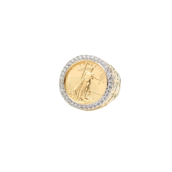 Men's Diamond Ring 2.5ct 14k Gold - Dia Jewelry Store