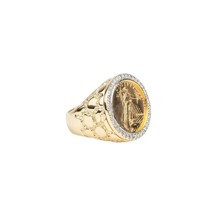 Men's Diamond Ring 2.5ct 14k Gold - Dia Jewelry Store