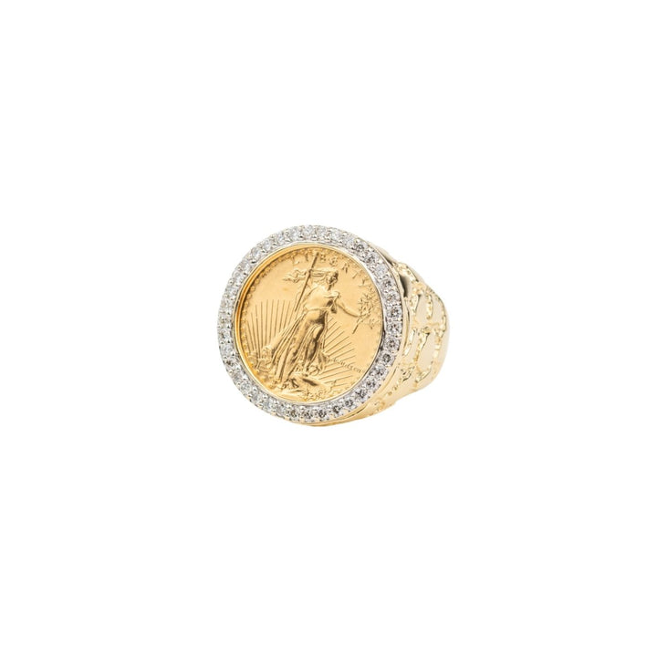Men's Diamond Ring 2.5ct 14k Gold - Dia Jewelry Store