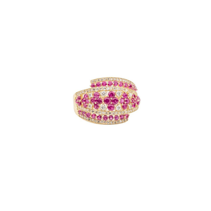 Distinguished Diamond & Authentic Rubies Ring - Dia Jewelry Store