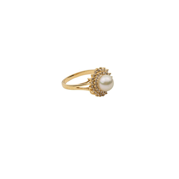 Fancy Pearl with Diamond Ring - Dia Jewelry Store