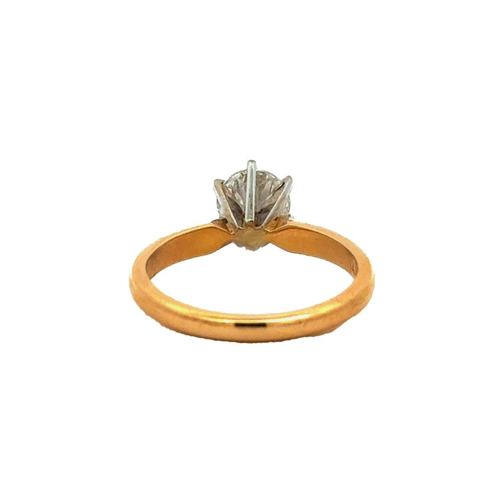 Solitair Diamond Ring in 14K Gold - Dia Jewelry Store