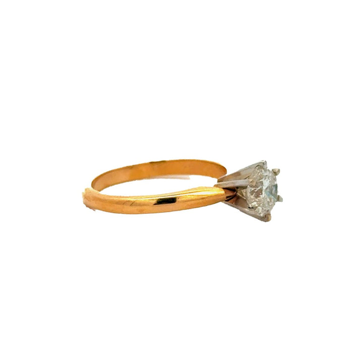 Solitair Diamond Ring in 14K Gold - Dia Jewelry Store