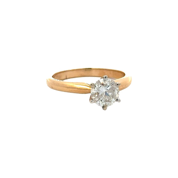 Solitair Diamond Ring in 14K Gold - Dia Jewelry Store