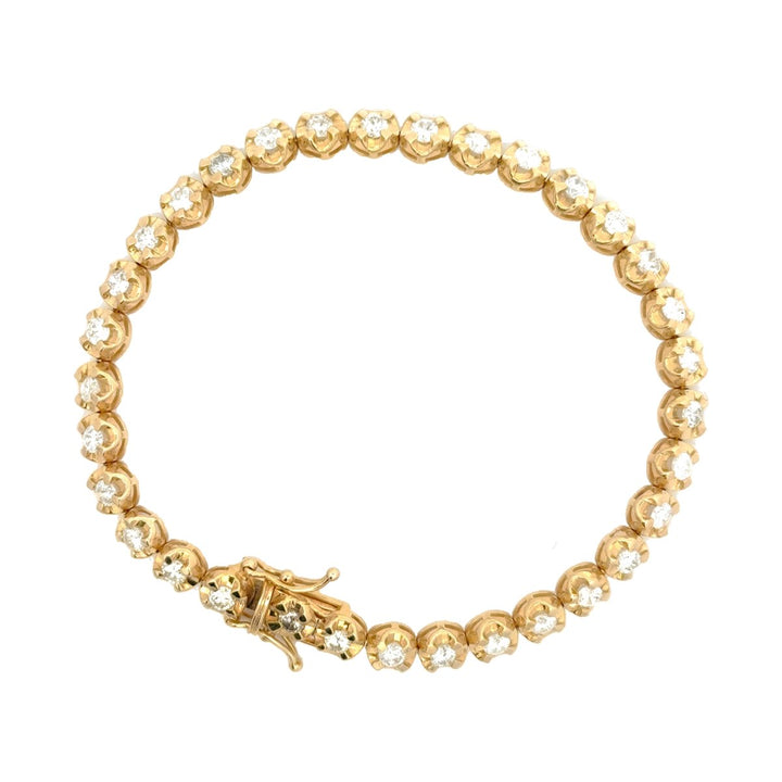 Diamond Tennis Bracelet in 14K Gold - Dia Jewelry Store