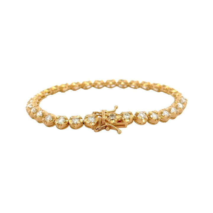 Diamond Tennis Bracelet in 14K Gold - Dia Jewelry Store